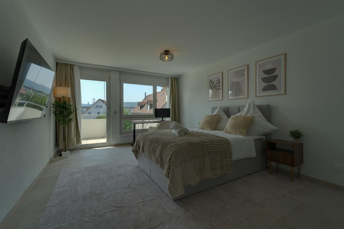Bedroom before HDR exposure blend